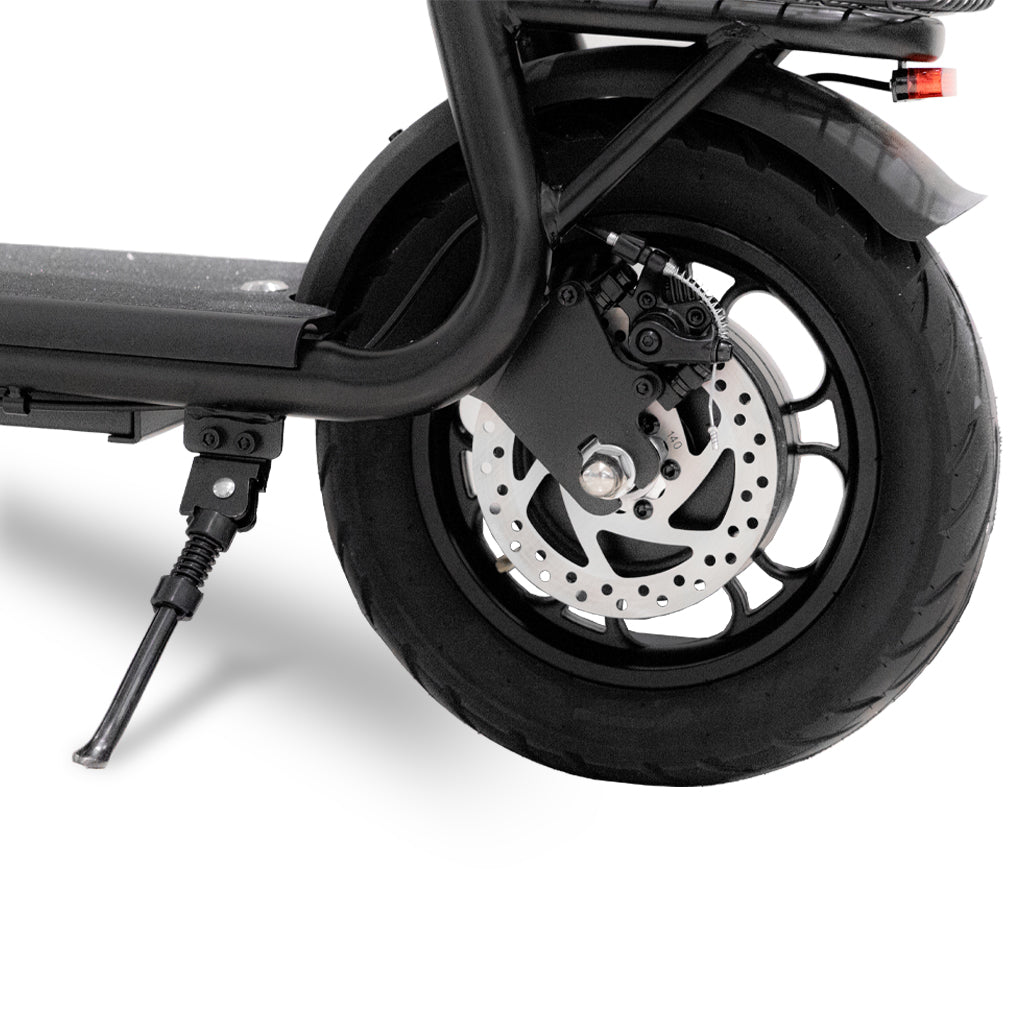 CRONY JL005-02 Small Harley Electric Bicycle Folding Electric Scooter 2 Wheels with Basket