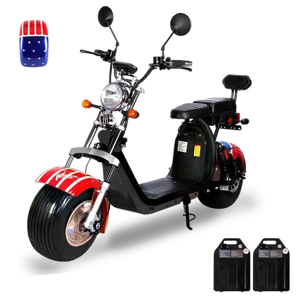 CRONY G-029 3000W Electric Scooter With High Speed Double Seat Electric bike Dual Battery