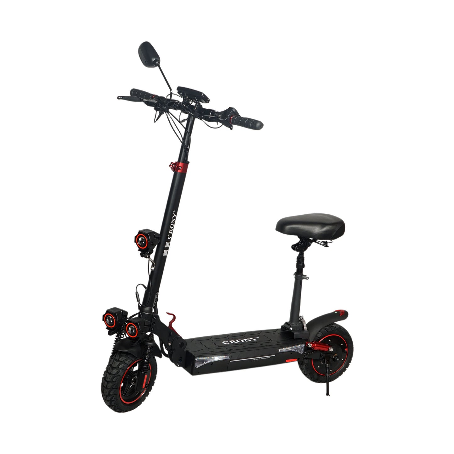 CRONY T4 big display high speed Personal Mobility Scooter with seat Electric Pedal Bike, Top Speed 25kmh, 35km Range, 2000W