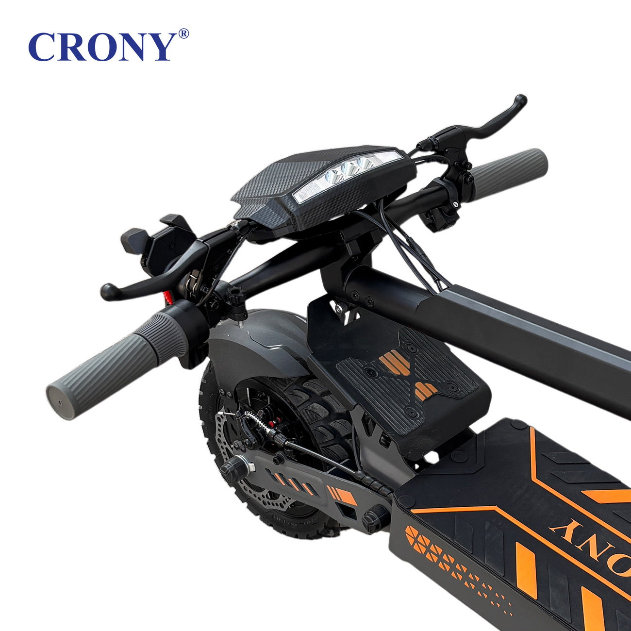 CRONY F1 تعليق مزدوج مع سكوتر كهربائي APP eBike، السرعة القصوى 45كم/ساعة، مدى 55كم، 1500واط