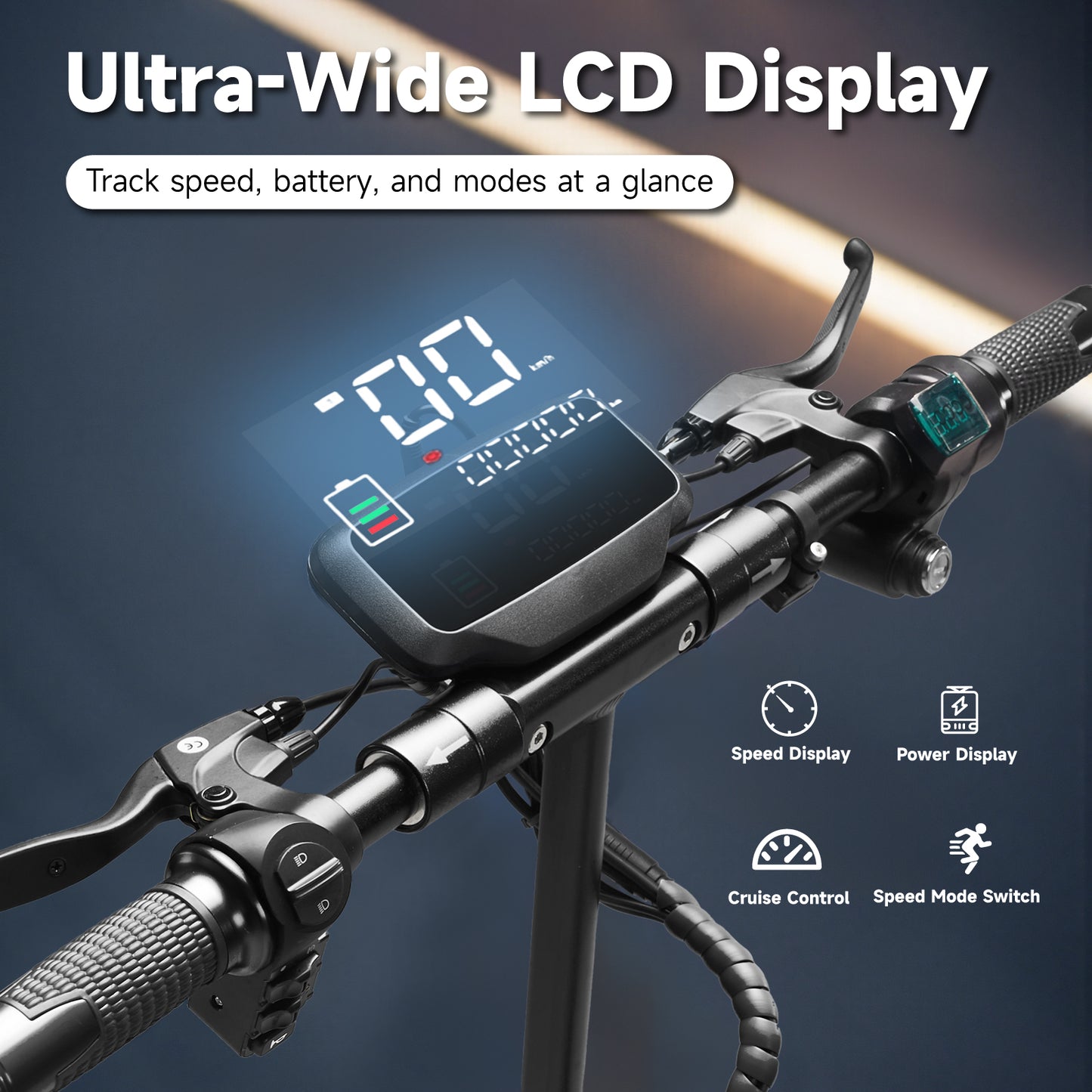 CRONY V10 big display high speed Fast Speed E-scooter E-bike electric scooter