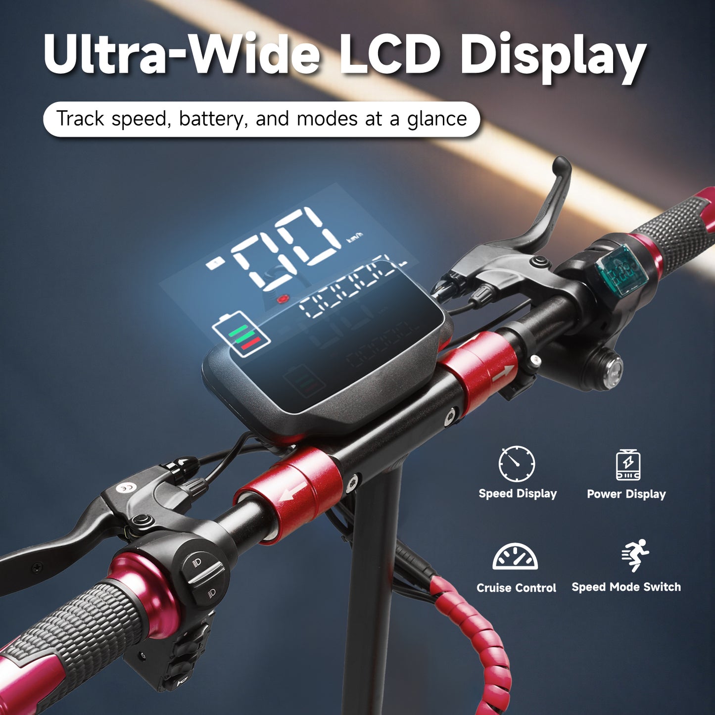 CRONY V10 big display high speed Fast Speed E-scooter E-bike electric scooter