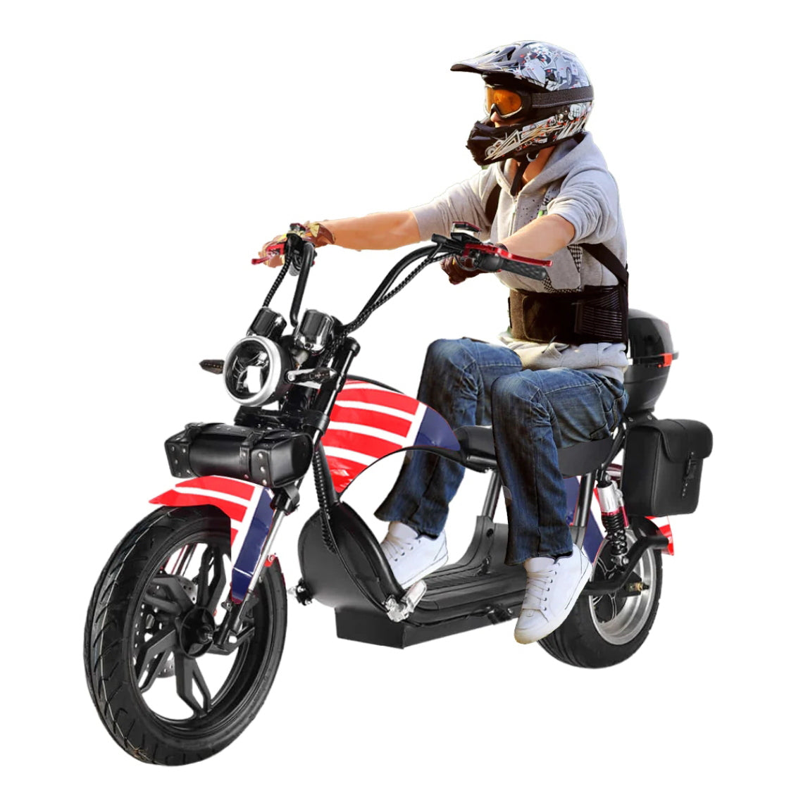 CRONY X1 Electric Scooter 4000W Motor 60V/20AH Battery Electric bike