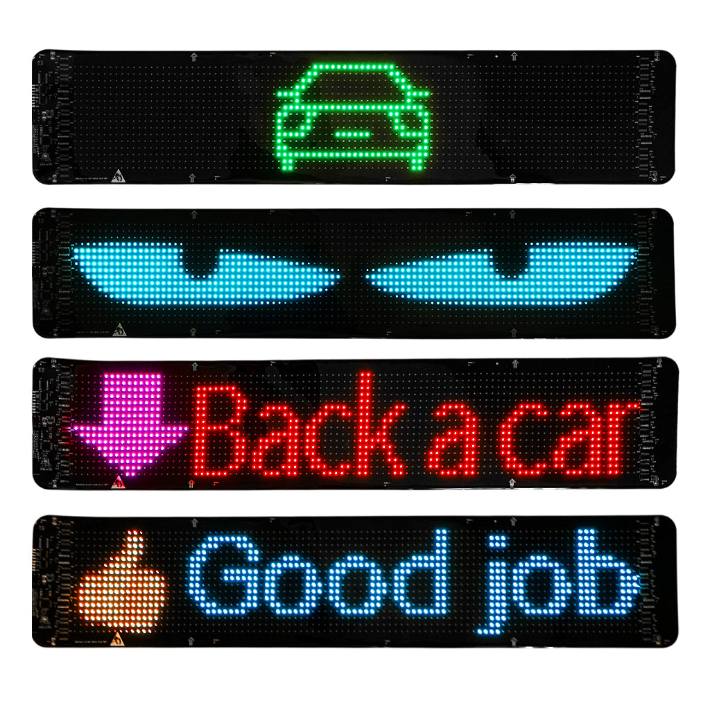 CRONY K6 35-11Cm K7 500*110mm K12 120-600mm Car remote control DIY display LED Advertising Display Board