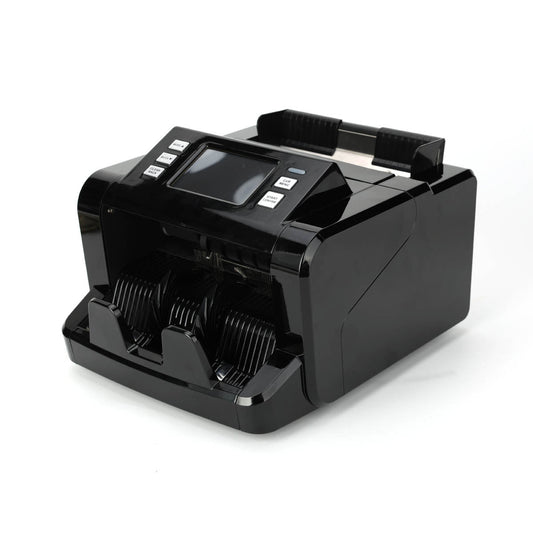 CRONY P80 Currency count machine with Mixed Value Counterfeit Detection and LCD Display for Business Bank Office Cash Counting Banknote Verifiers