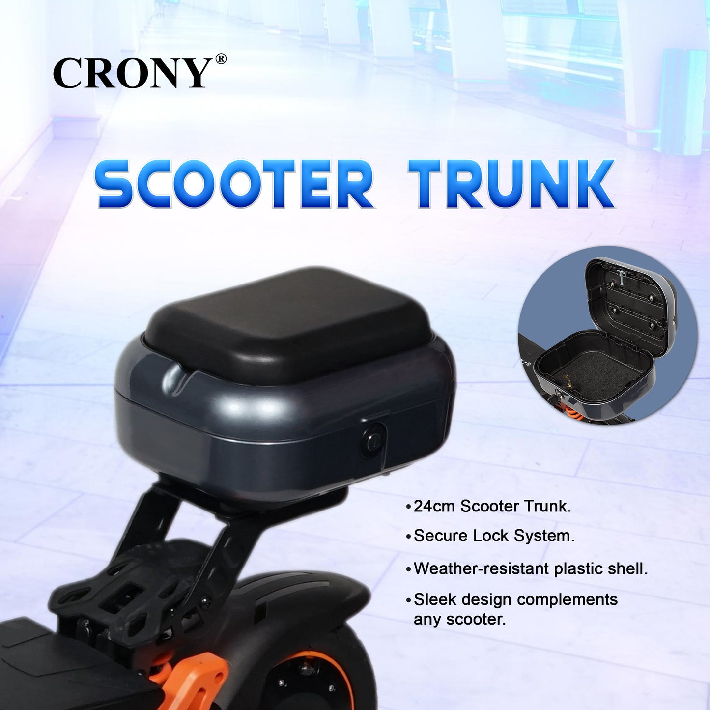CRONY D2 PRO Electric Scooter Dual Suspension for Adults APP Connectivity