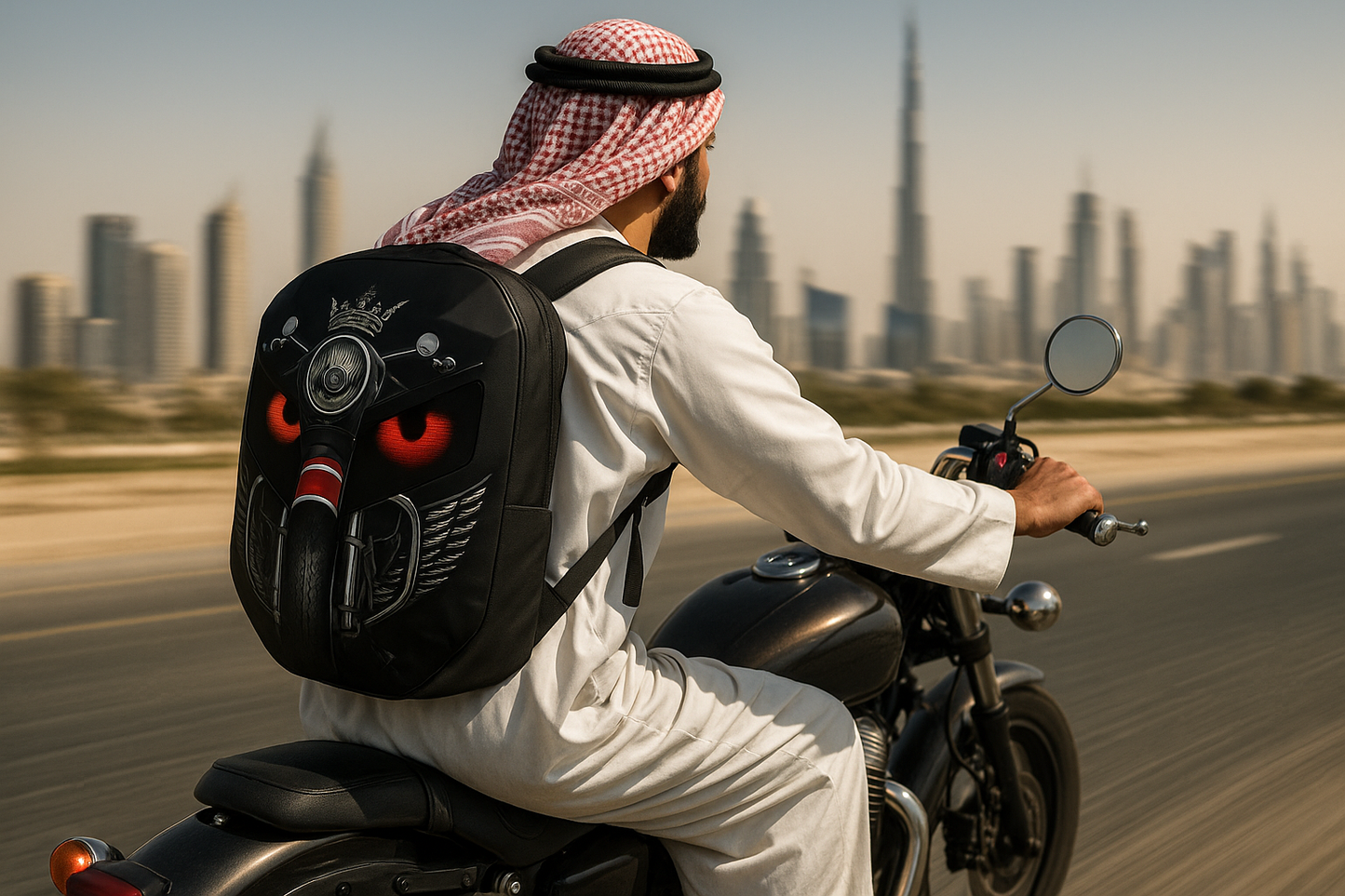 CRONY Iron Man Water transfer Crown LED Display Backpack Upgrade Iron Man LED Backpack Screen Knight Motorcycle Backpack Cool Travel Bag Scooter Bag -2