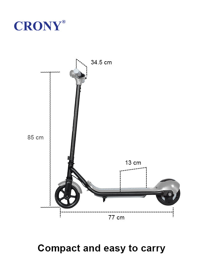 CRONY ZL-E7 Kids Electric Scooter with Speaker Foldable Lightweight Frame with Vacuum Tires