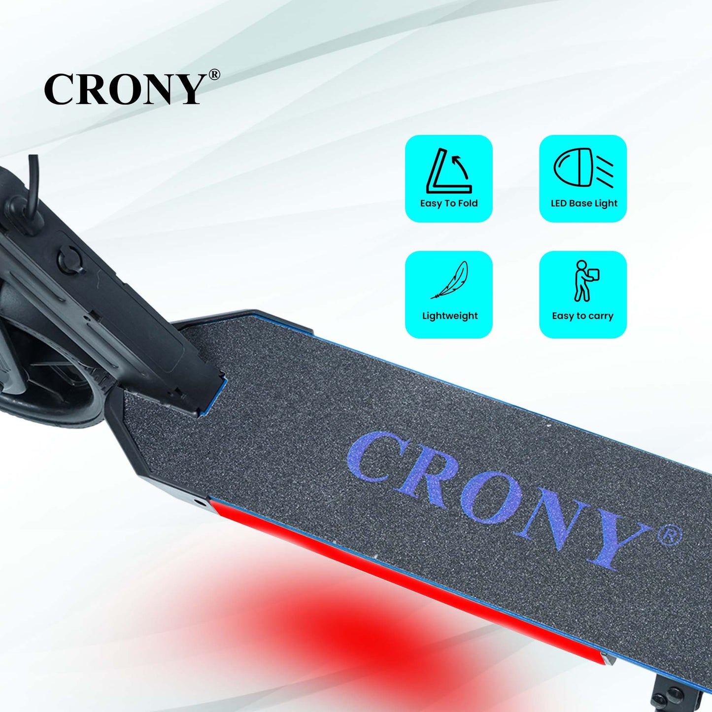 CRONY S31 Kids Electric Scooter With LED colored lights