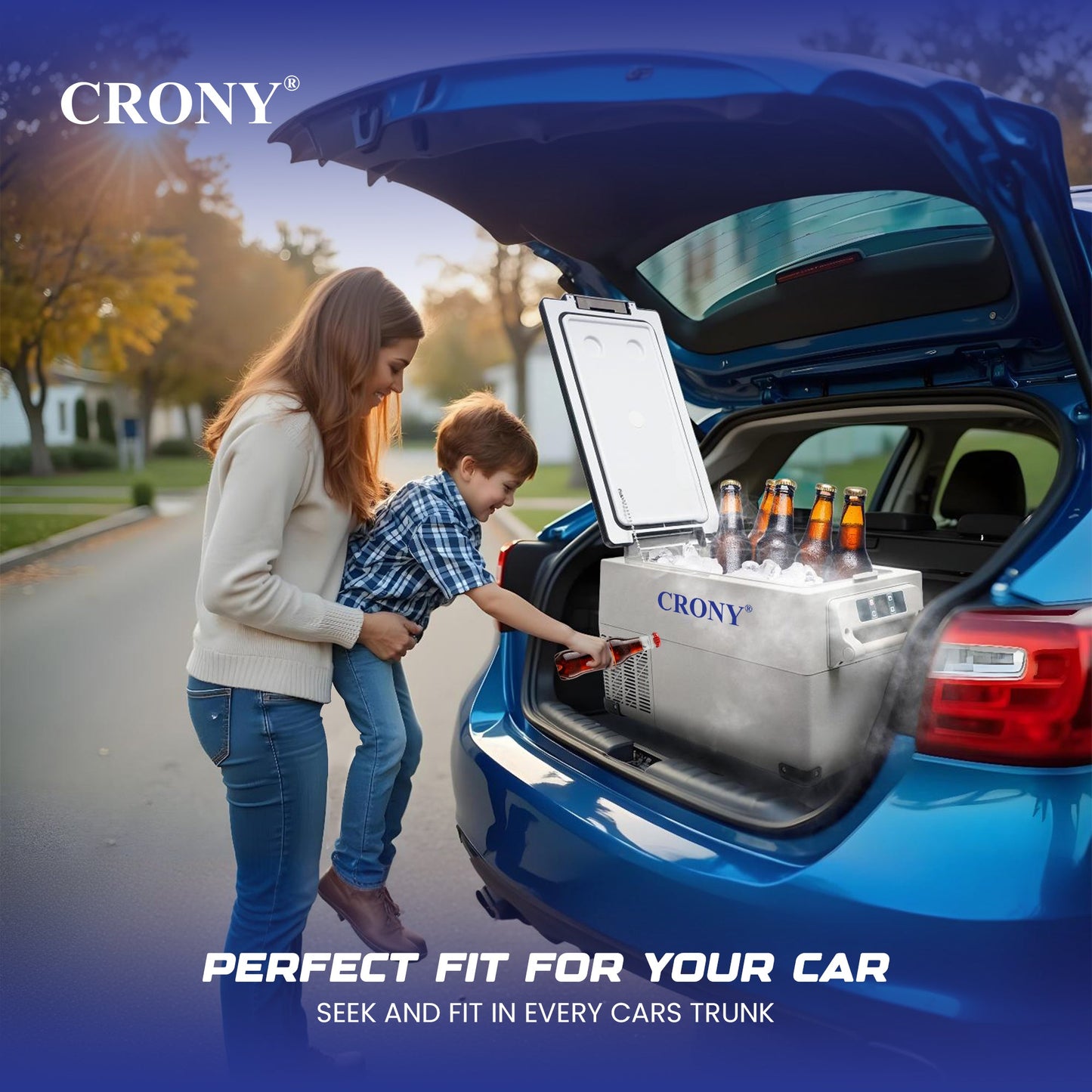 CRONY CF35 Portable Car Refrigerator camping freezer electric cooler best