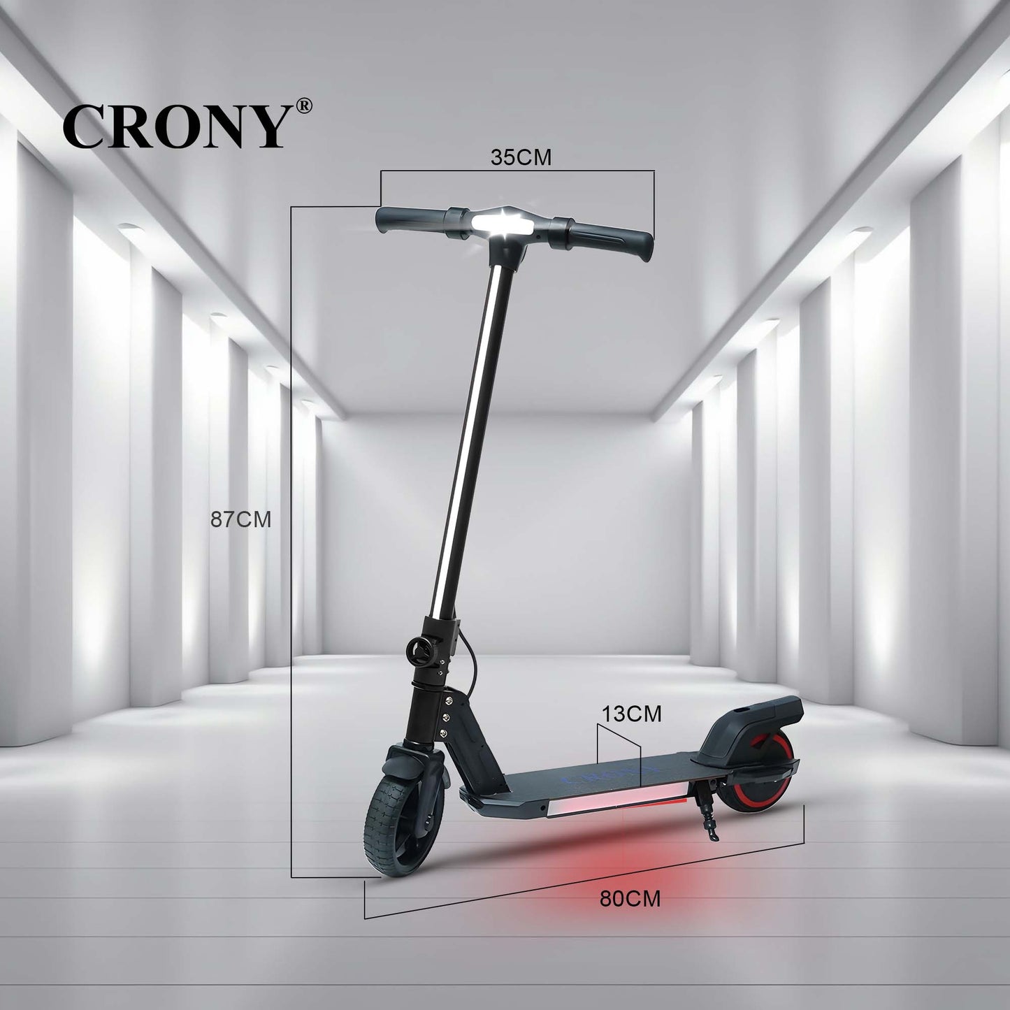 CRONY S31 Kids Electric Scooter With LED colored lights