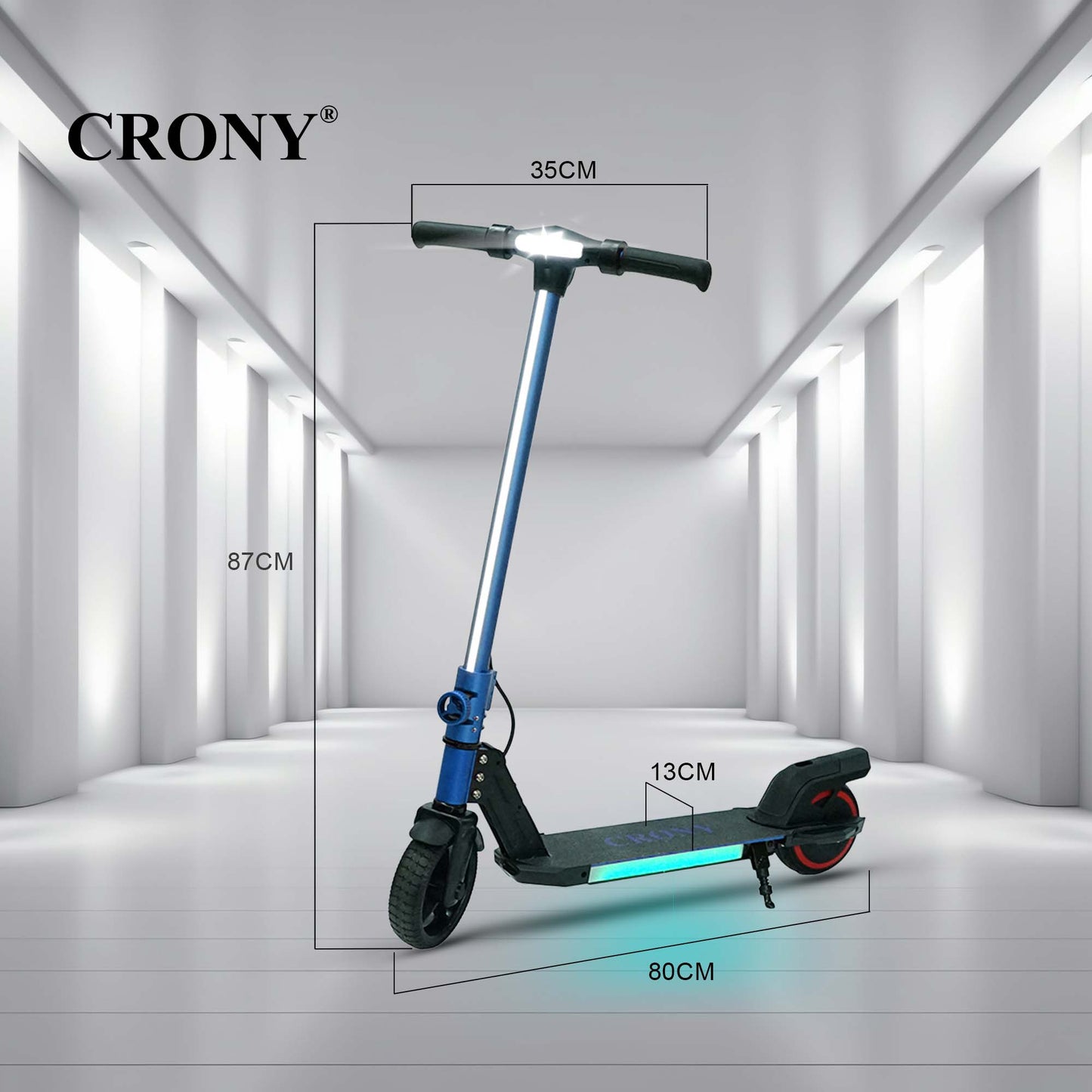 CRONY S31 Kids Electric Scooter With LED colored lights
