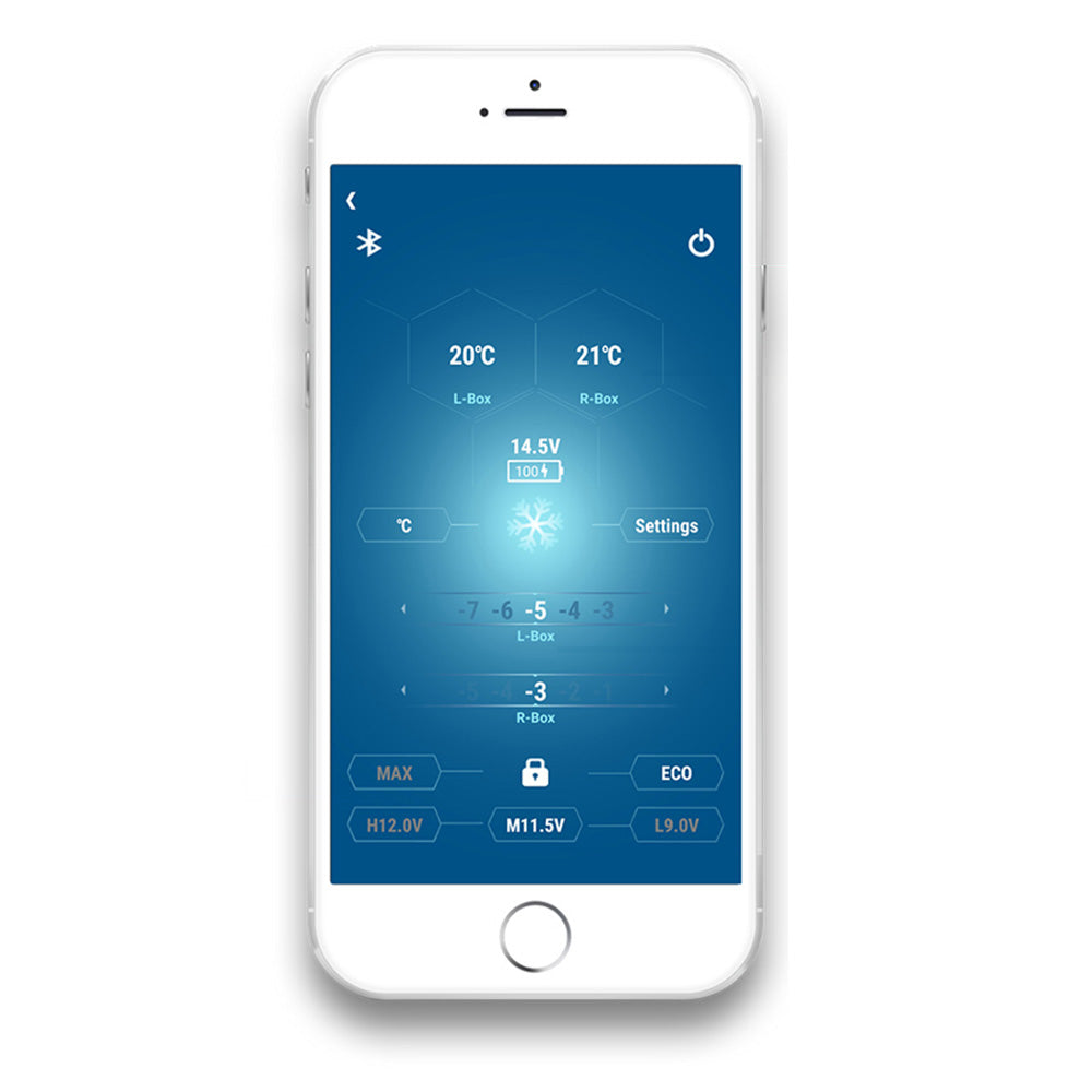 CRONY Car Refrigerator 50L ECX50 Lithium Battary Truck Portable Freezer Cooler AC/DC Compressor Fridge