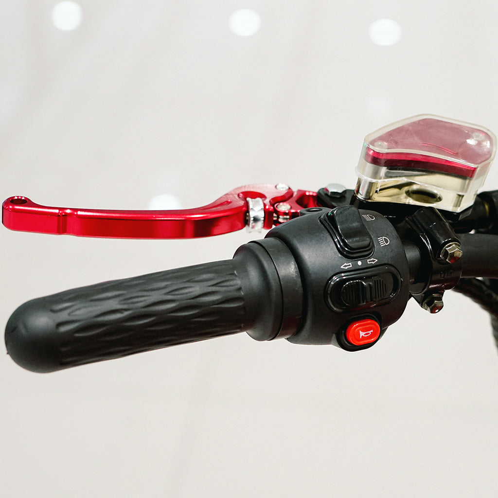 CRONY NEW X1 Harley Electrocar car With BT Speaker Electrocar car Scooter Red