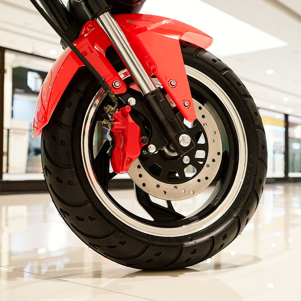 CRONY NEW X1 Harley Electrocar car With BT Speaker Electrocar car Scooter Red