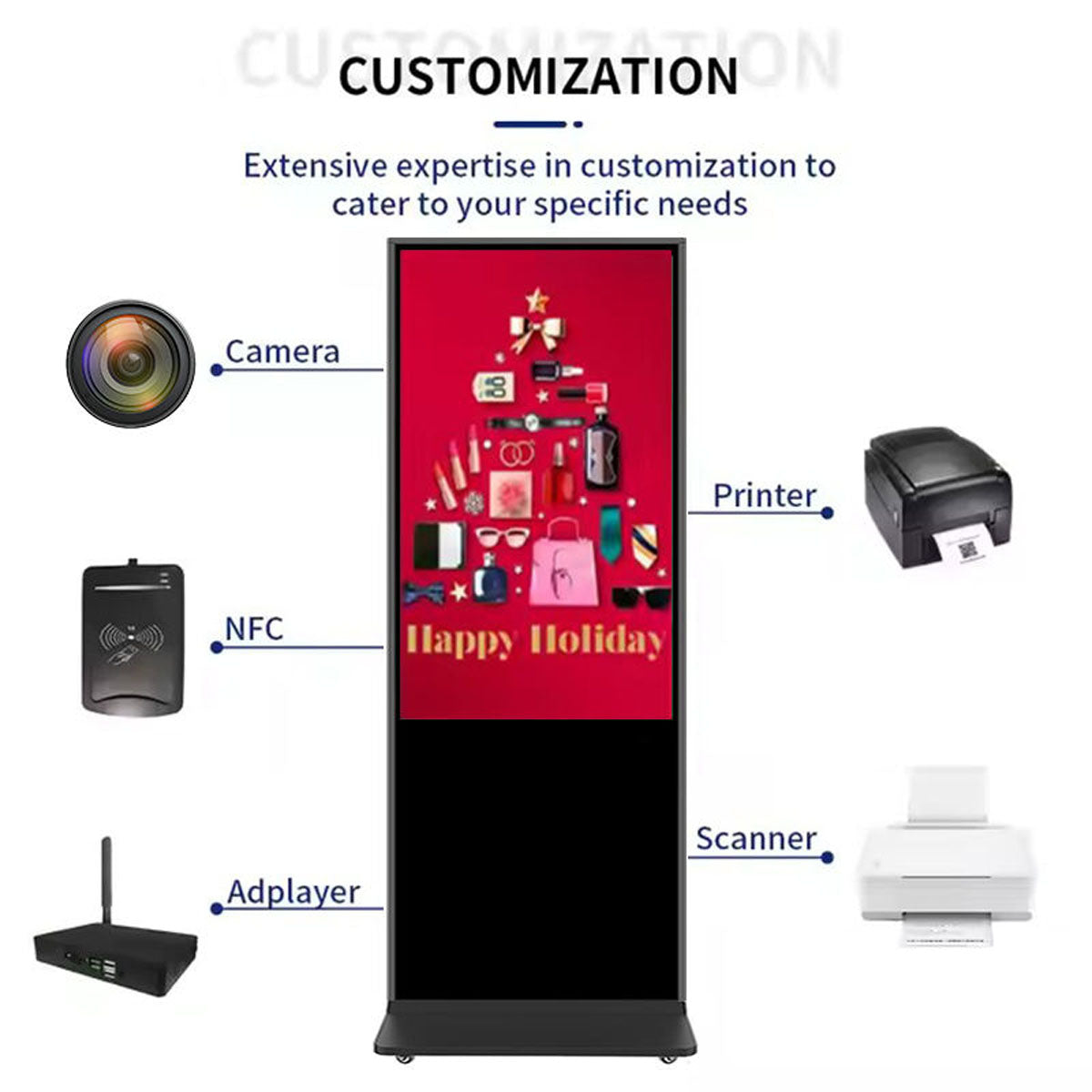 CRONY TX55-2 55 Inch 4K Interactive Touch Screen Smart Display Android 11 LED Panel Dual Speaker for Office School Conference