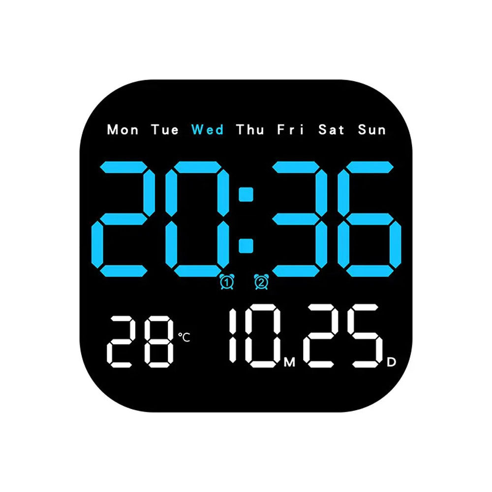 CRONY 6650 Electronic Clock Multi-functional LED Electronic Wall Table Clock Hanging and Standing Dual-purpose Clock