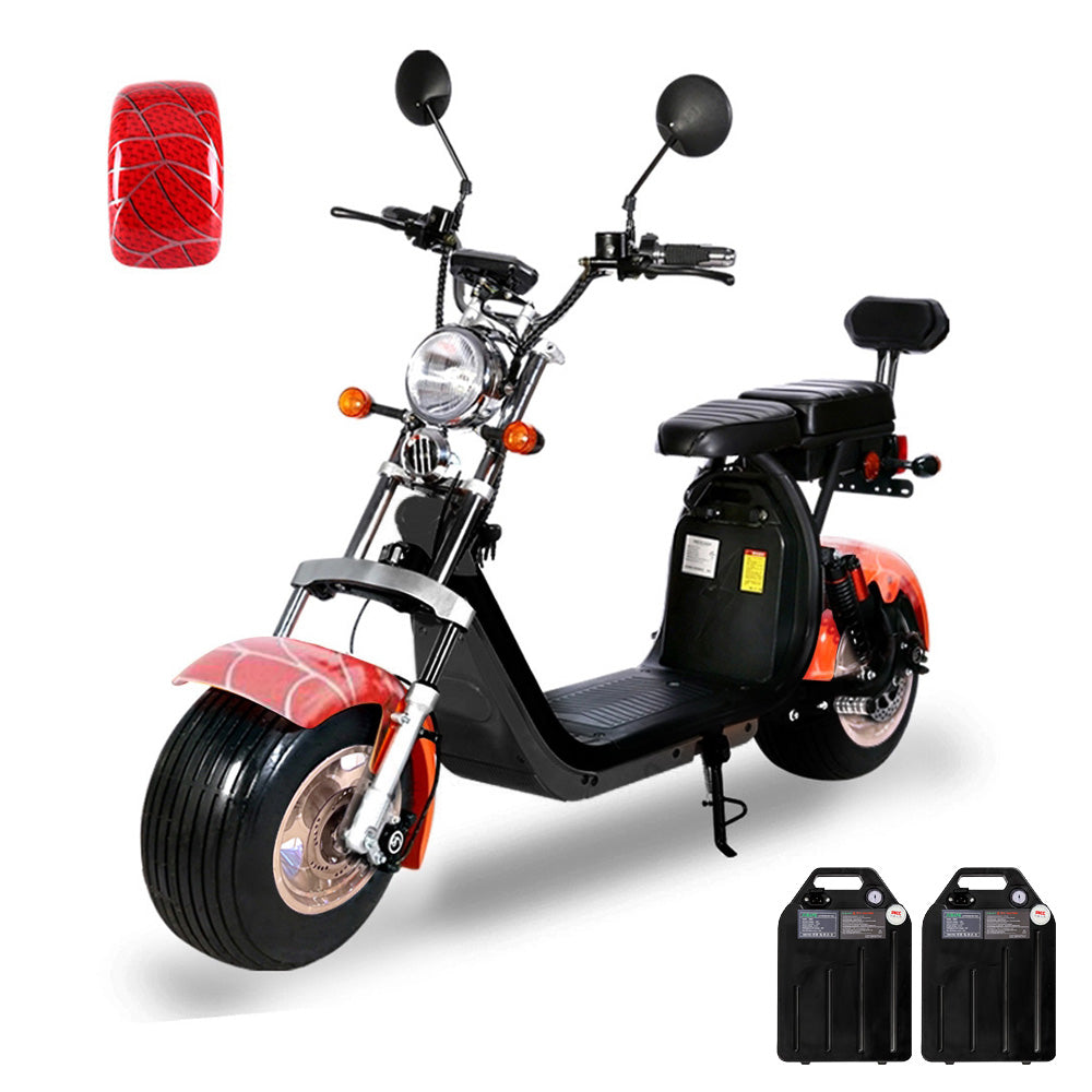 CRONY G-029 3000W Electric Scooter With High Speed Double Seat Electric bike Dual Battery
