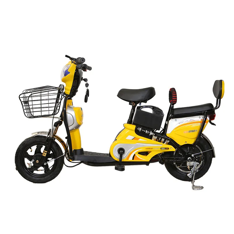 CRONY W6 Electric Bike 3-Speed 14 Inch Electric City Bike Scooter