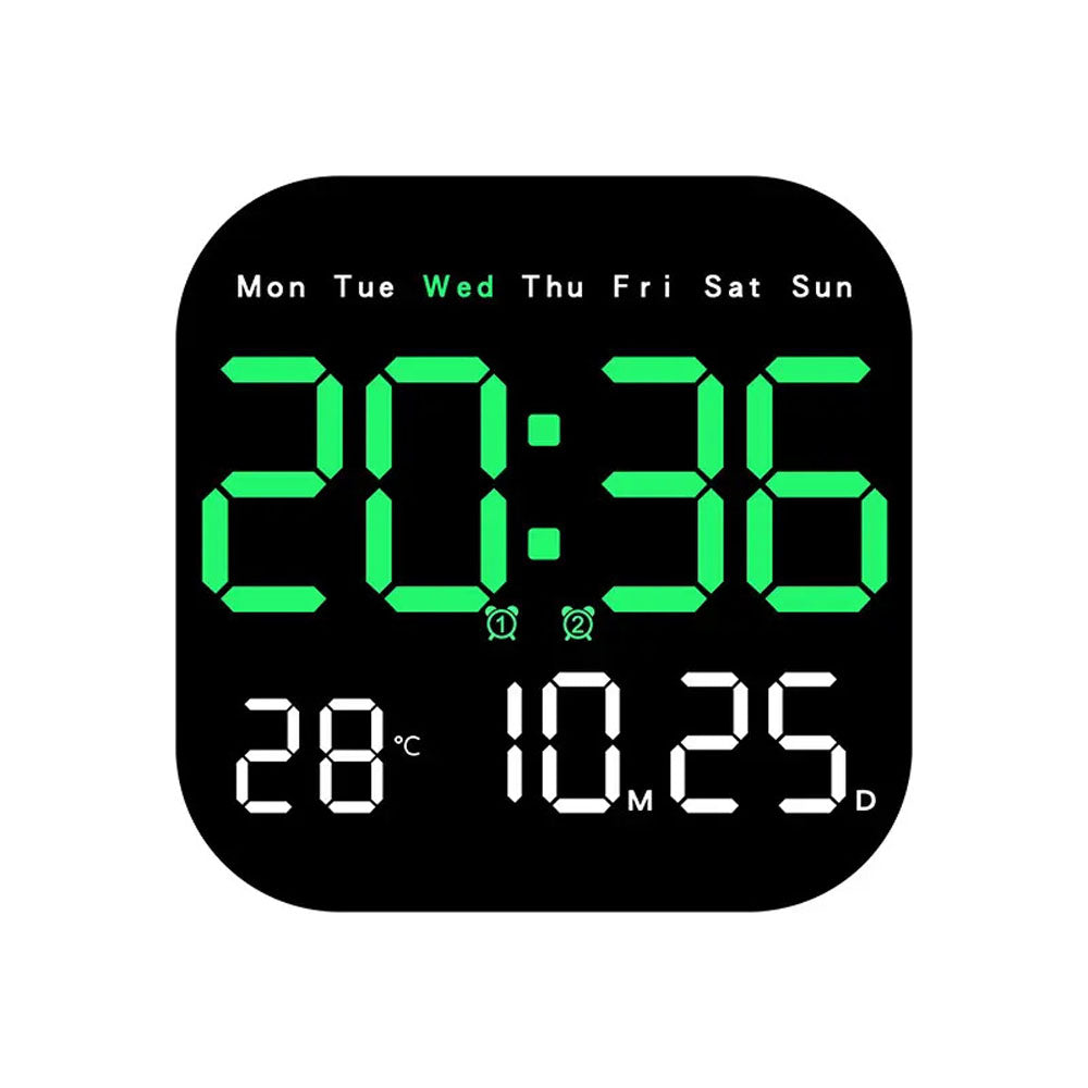 CRONY 6650 Electronic Clock Multi-functional LED Electronic Wall Table Clock Hanging and Standing Dual-purpose Clock