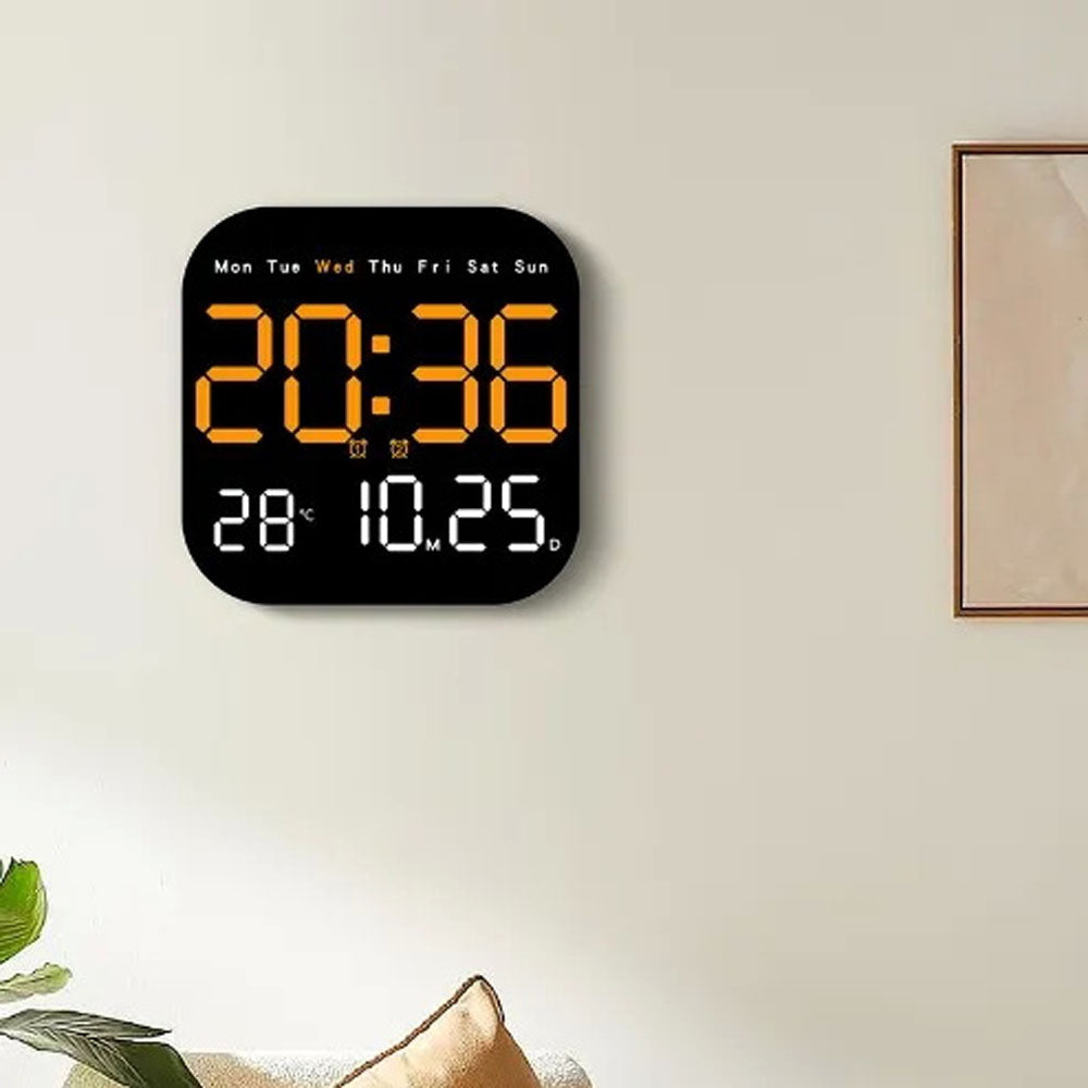 CRONY 6650 Electronic Clock Multi-functional LED Electronic Wall Table Clock Hanging and Standing Dual-purpose Clock