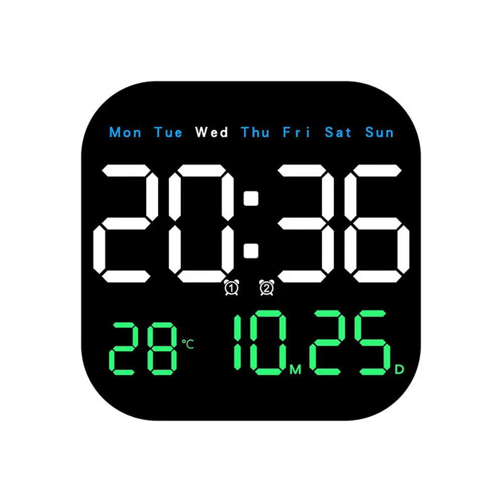 CRONY 6650 Electronic Clock Multi-functional LED Electronic Wall Table Clock Hanging and Standing Dual-purpose Clock