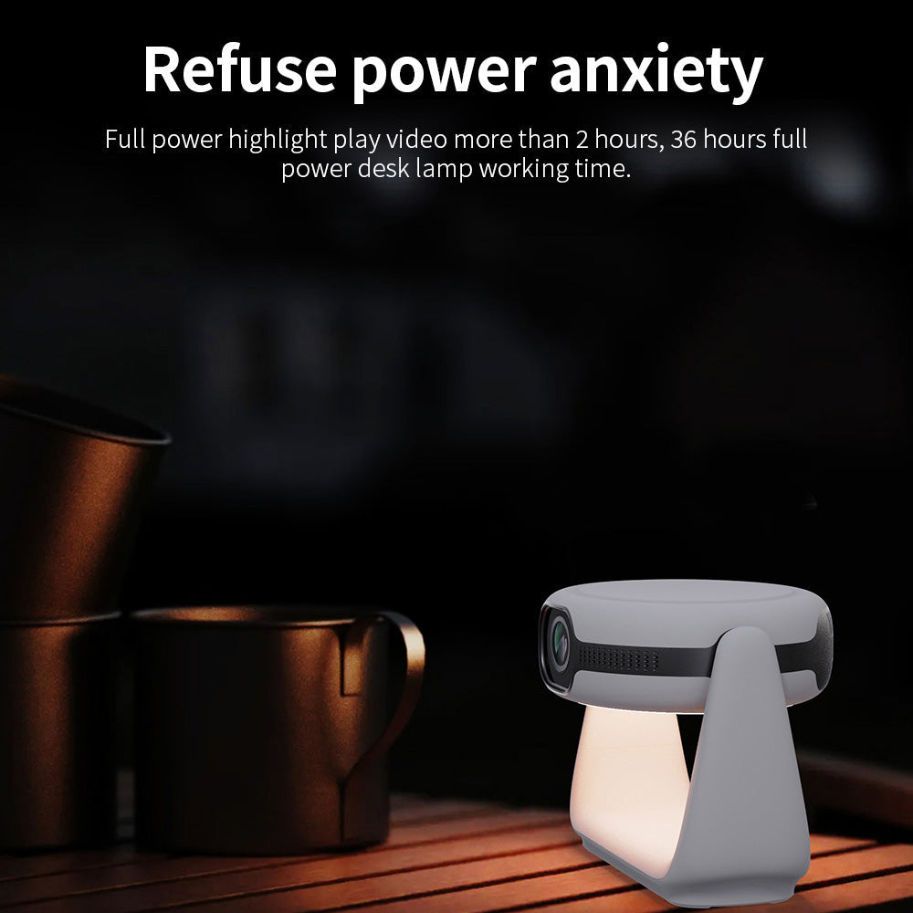 CRONY K2 Circular Projector With Ambient Light 2.4G/5G Wi-Fi Connectivity