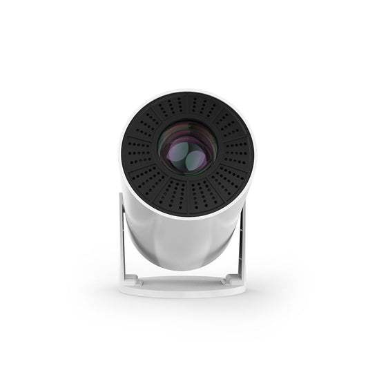 CRONY K1 Cylinder Projector Portable Mini Home Theater 720P Android Projector with WiFi Bluetooth HDMI USB 120 Lumens Indoor Movie Projector for Kids and Family