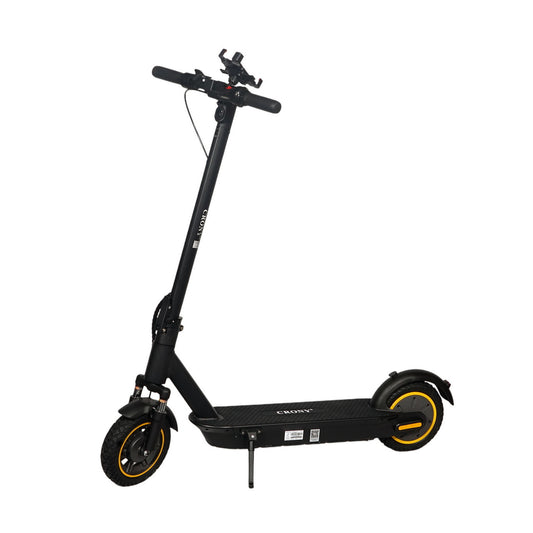 CRONY XM MAX With Antivibrator E-Scooter APP Aluminium Alloy Folded | Dark grey