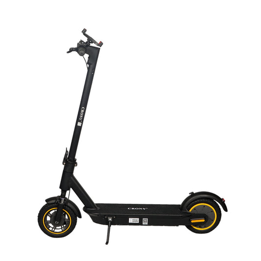 CRONY XM MAX With Antivibrator E-Scooter APP Aluminium Alloy Folded | Dark grey