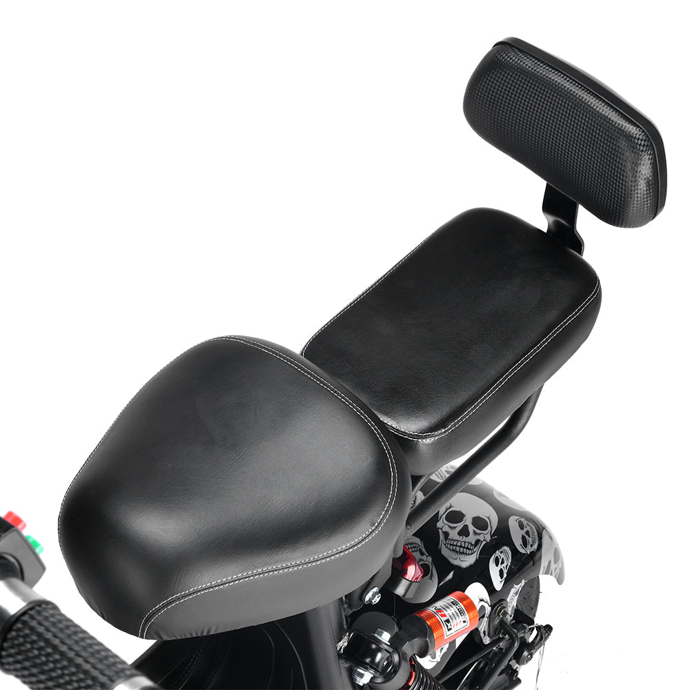 CRONY Small Harley two seat big tires with BT 1000w 60KM/H high power two wheels adult electric scooter motorcycle | UK Flag - Edragonmall.com