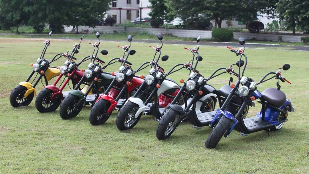 CRONY X1 Harley Electrocar car With BT Speaker 65KM/H Electrocar car Citycoco Fat Tire Electric motorcycle | Flag - Edragonmall.com