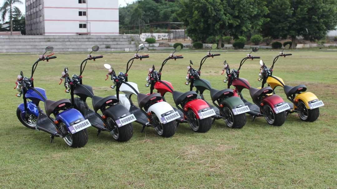 CRONY X1 Harley Electrocar car With BT Speaker 65KM/H Electrocar car Citycoco Fat Tire Electric motorcycle | Flag - Edragonmall.com
