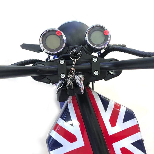 CRONY X1 Harley Electrocar car With BT Speaker 65KM/H Electrocar car Citycoco Fat Tire Electric motorcycle | Flag - Edragonmall.com