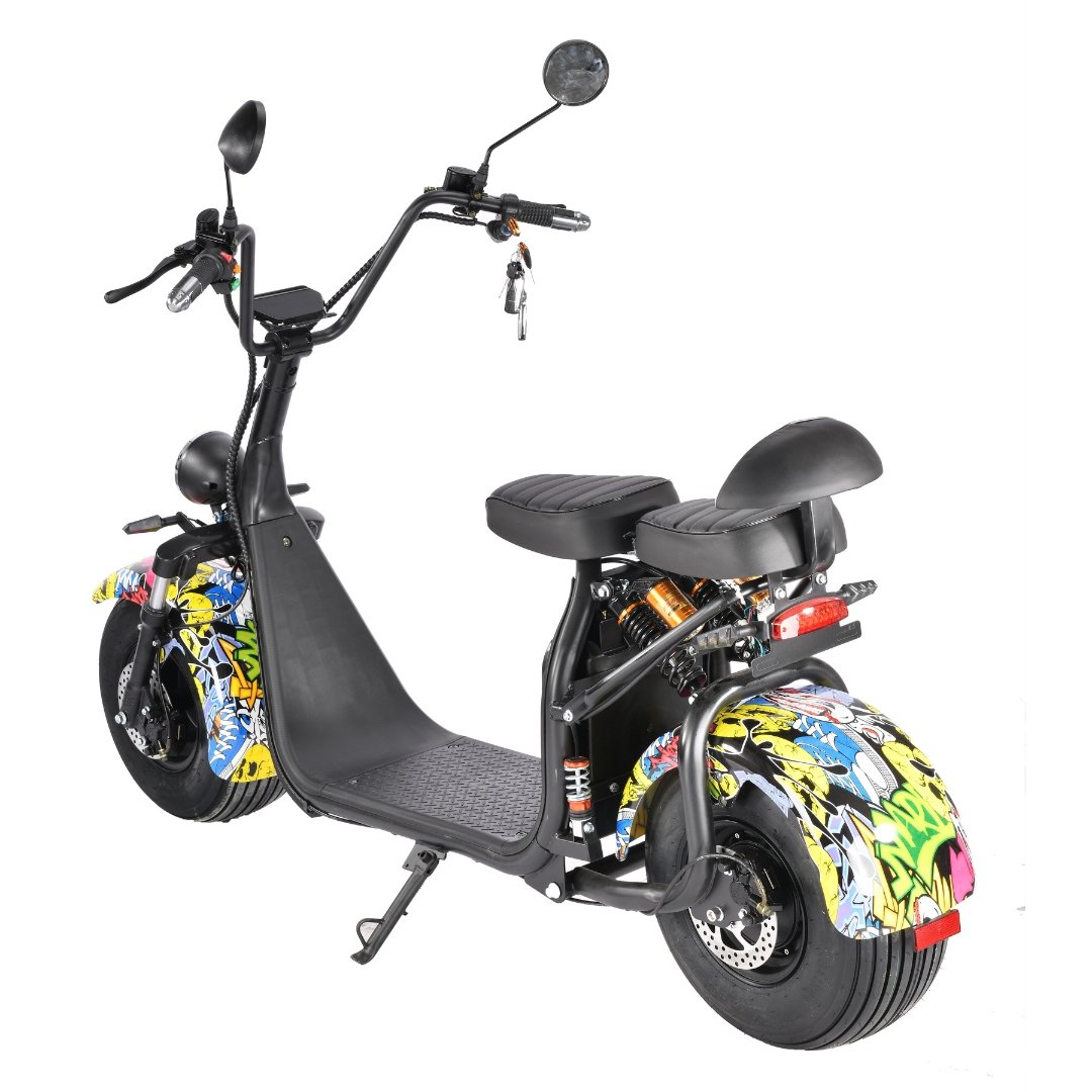 CRONY X3 BIG HARLEY+LI-ion battery+BT+double seat Electric Scooter
