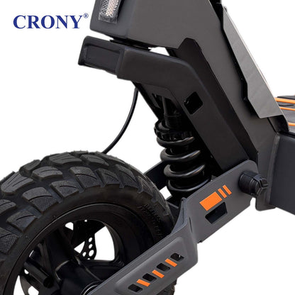 CRONY F1 تعليق مزدوج مع سكوتر كهربائي APP eBike، السرعة القصوى 45كم/ساعة، مدى 55كم، 1500واط