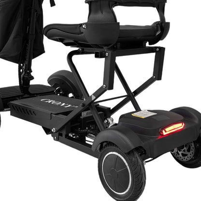 CRONY YB-M-04 سيارة قابلة للطي بأربع عجلات eBike، السرعة القصوى 18كم/ساعة، مدى 30كم، 450واط X2