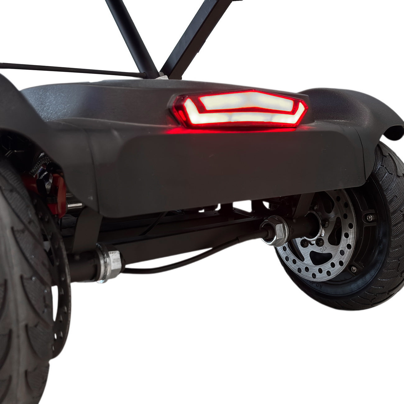 CRONY YB-M-04 سيارة قابلة للطي بأربع عجلات eBike، السرعة القصوى 18كم/ساعة، مدى 30كم، 450واط X2