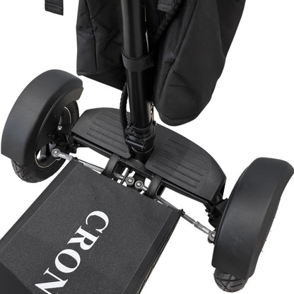 CRONY YB-M-04 سيارة قابلة للطي بأربع عجلات eBike، السرعة القصوى 18كم/ساعة، مدى 30كم، 450واط X2