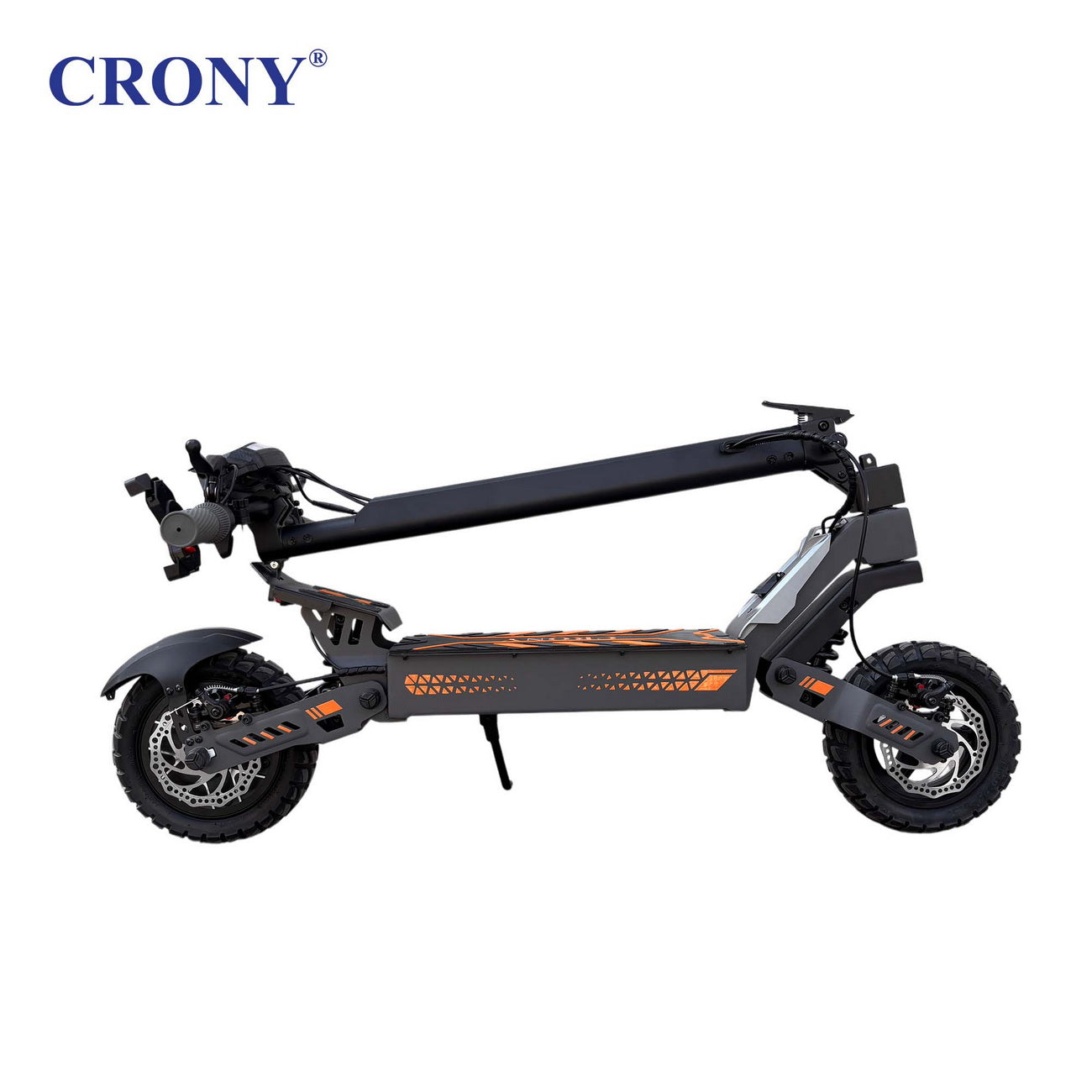 CRONY F1 تعليق مزدوج مع سكوتر كهربائي APP eBike، السرعة القصوى 45كم/ساعة، مدى 55كم، 1500واط
