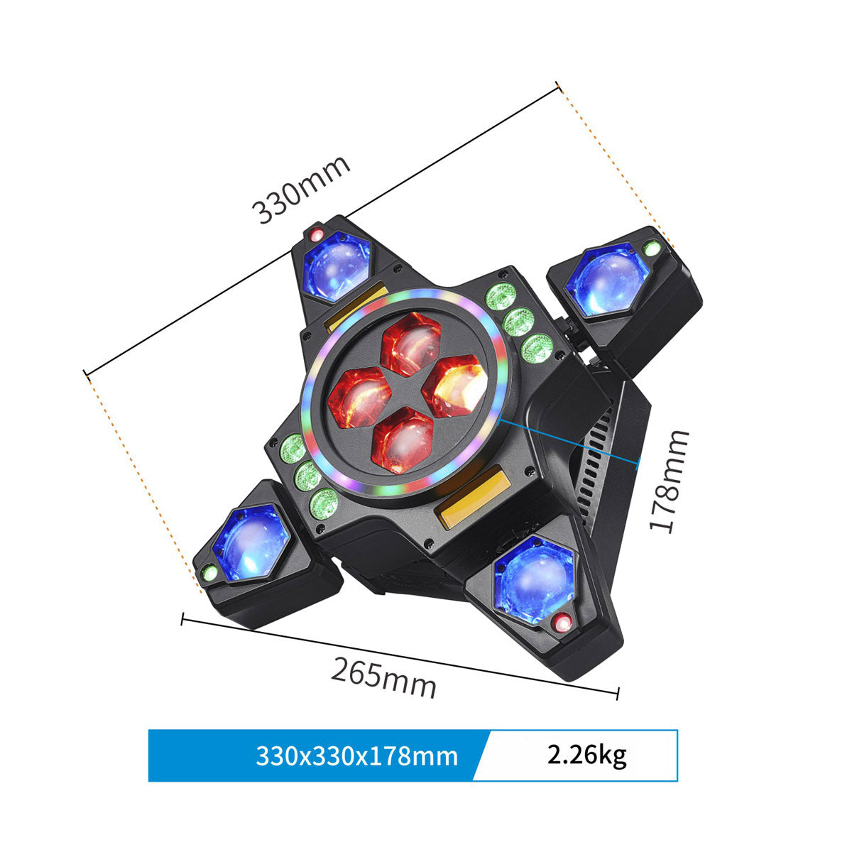 CRONY Quad-armed Cyclone LED With laser Stage equipment