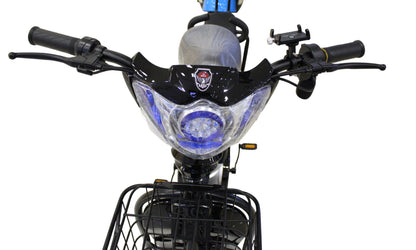 CRONY W6 Electric Bike 500W 3-Speed 14 Inch Wheels Electric City Bike Scooter