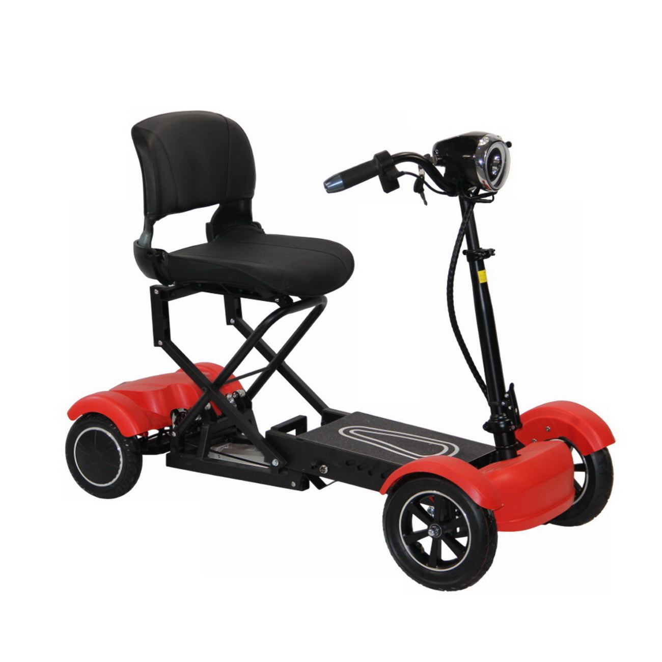 CRONY YB-M-04 سيارة قابلة للطي بأربع عجلات eBike، السرعة القصوى 18كم/ساعة، مدى 30كم، 450واط X2