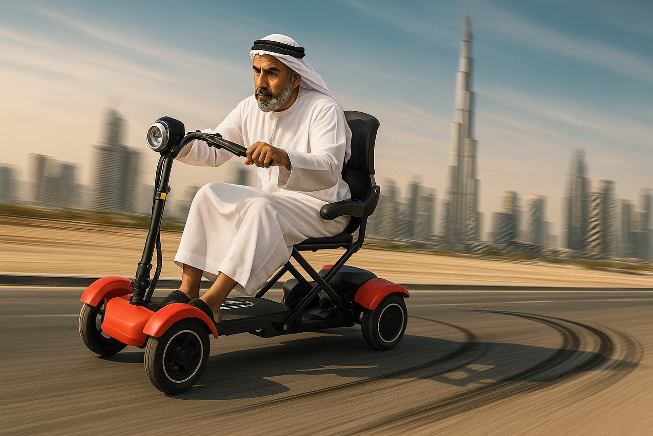 CRONY YB-M-04 سيارة قابلة للطي بأربع عجلات eBike، السرعة القصوى 18كم/ساعة، مدى 30كم، 450واط X2