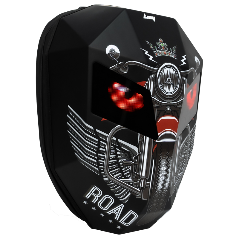 حقيبة ظهر كروني آيرون مان مع شاشة LED لنقل المياه - ترقية حقيبة ظهر آيرون مان مع شاشة LED - حقيبة دراجة نارية فارس - حقيبة سفر رائعة - حقيبة سكوتر - 2