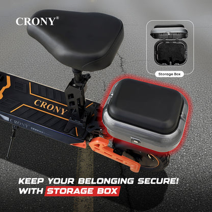 CRONY D2 Pro Electric Scooter Dual Suspension Aluminum Frame LCD Display Bluetooth APP Folding Adult E Scooter