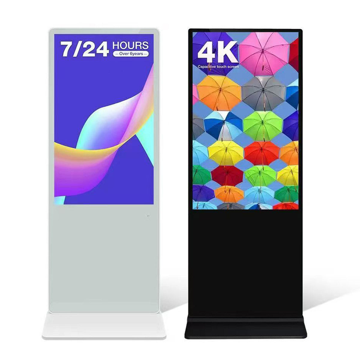 CRONY TX65-2 آلة إعلانات 64 بوصة عرض إعلانات عمودي لافتة رقمية ذكية تعمل بنظام أندرويد