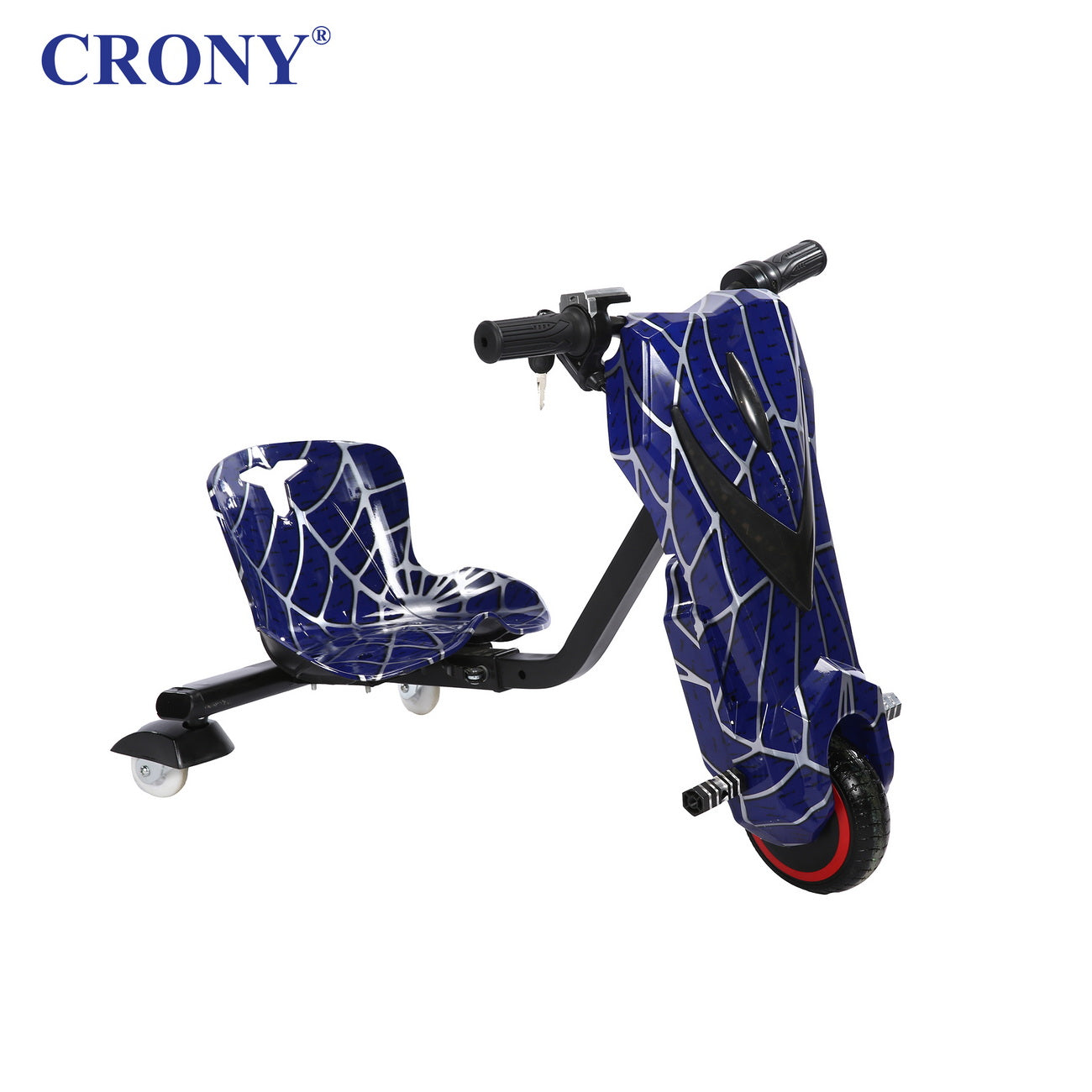CRONY JL009-8-02 6.5 inch V-type drift Car  Drift Scooter Small for kids eBike, Top Speed 20kmh, 10km Range, 180W