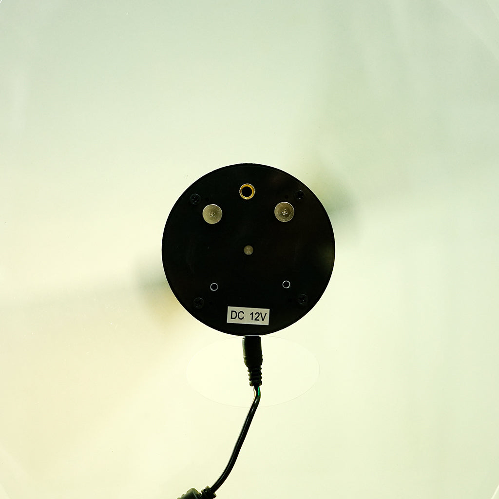 CRONY 32cm Fan Screen With 6-sided Protection Cover 3D Holographic LED Fan