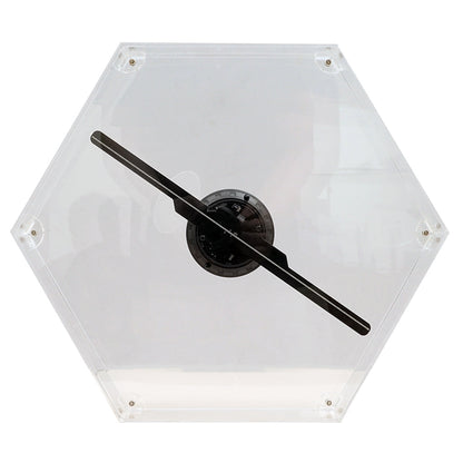 CRONY 32cm Fan Screen With 6-sided Protection Cover 3D Holographic LED Fan